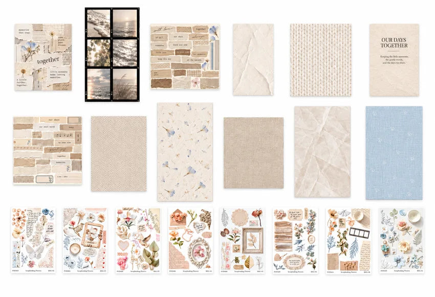 Our Days Together story papers and stickers